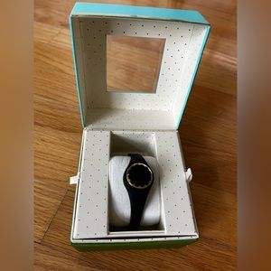 Kate Spade New York black scallop activity tracker